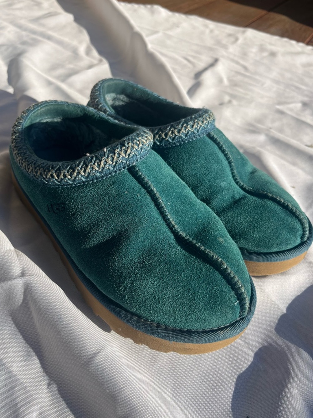 Teal Uggs Tasman Slippers